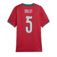 Portugal Diogo Dalot #5 Hjemmebanetrøje Dame VM 2026 Kortærmet